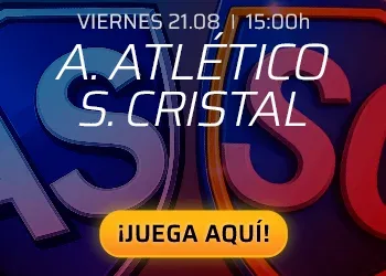 Pieza de un partido de la liga peruana con fecha y hora anunciadas.